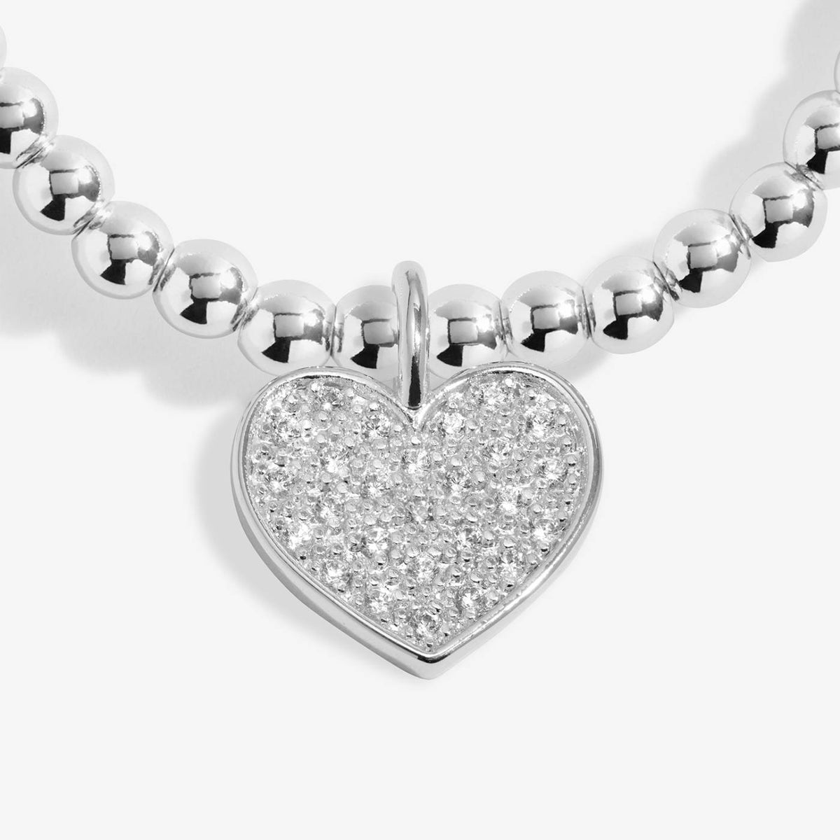 Christmas A Little 'In Our Hearts This Christmas And Always' Bracelet In Silver Plating