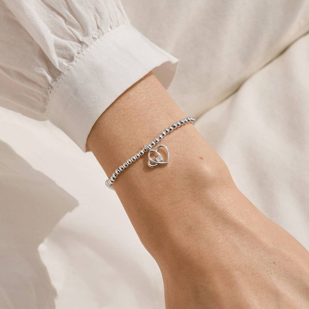 Christmas A Little 'Merry Christmas Wonderful Grandma' Bracelet In Silver Plating
