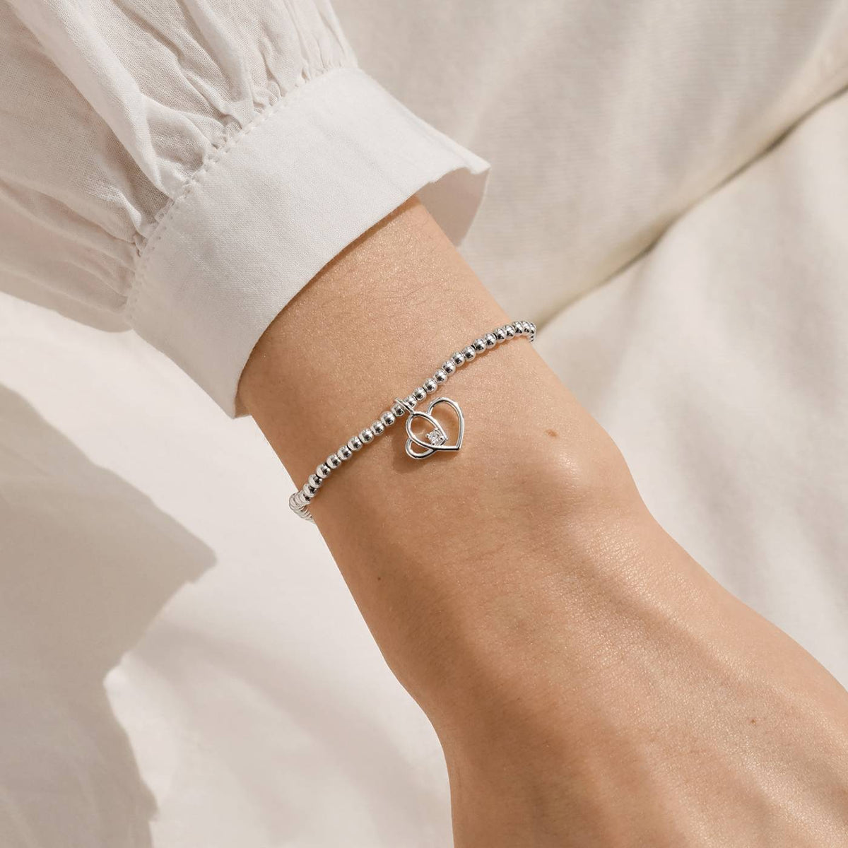 Christmas A Little 'Merry Christmas Wonderful Grandma' Bracelet In Silver Plating