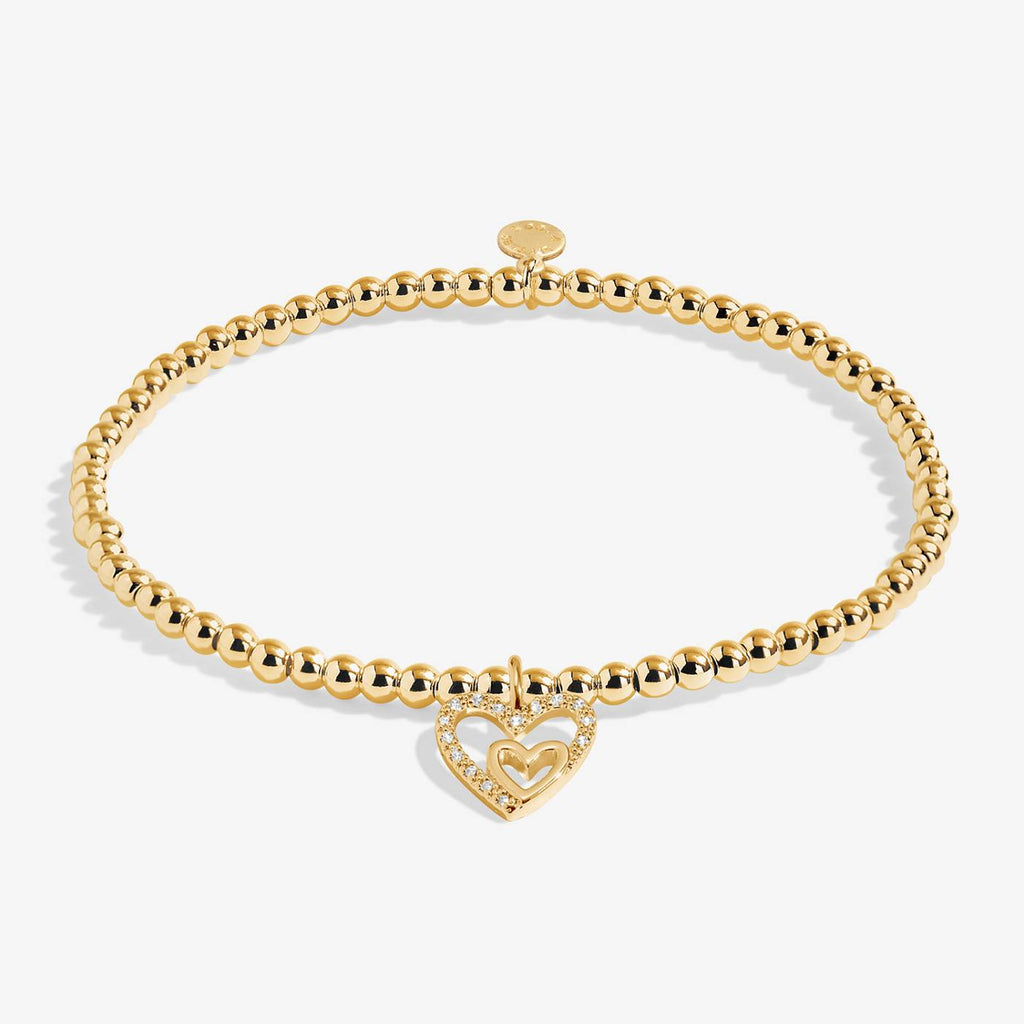 Christmas A Little 'Mother And Daughter' Bracelet In Gold-Tone Plating