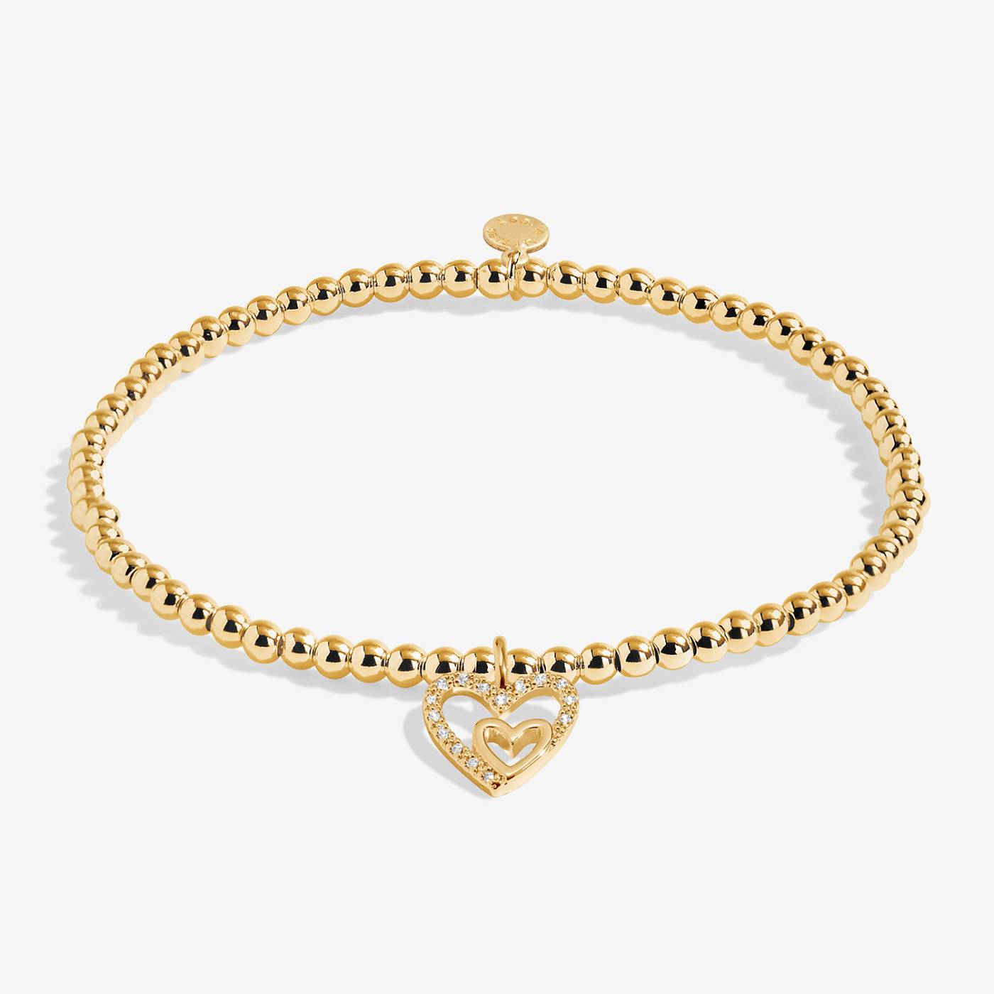 Christmas A Little 'Mother And Daughter' Bracelet In Gold-Tone Plating