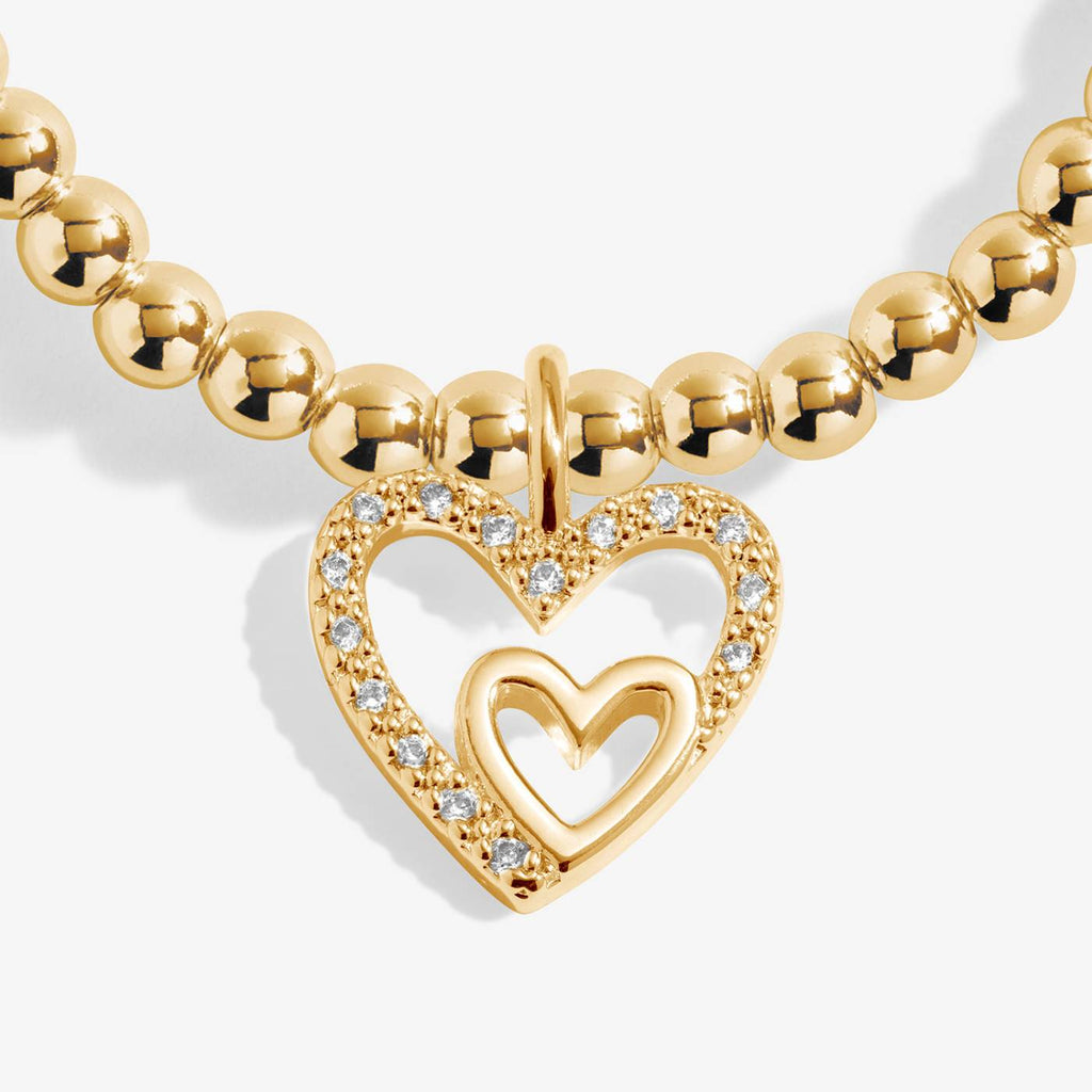 Christmas A Little 'Mother And Daughter' Bracelet In Gold-Tone Plating