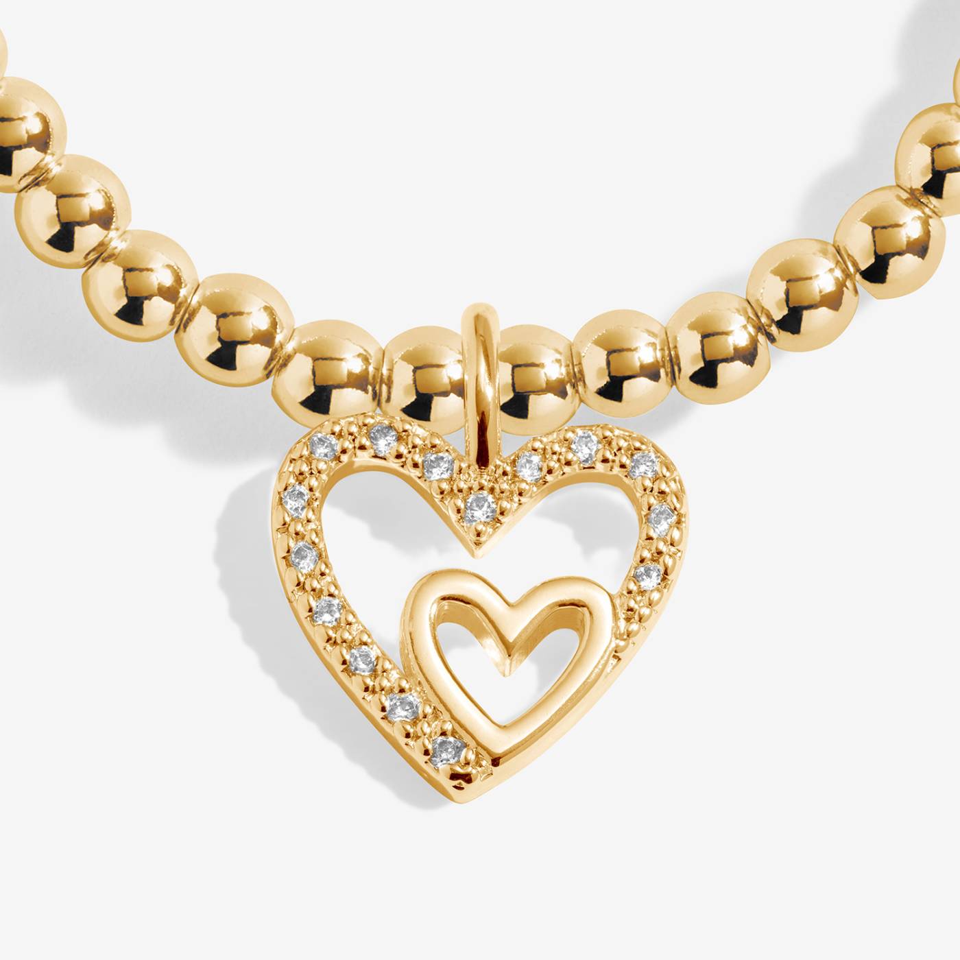 Christmas A Little 'Mother And Daughter' Bracelet In Gold-Tone Plating