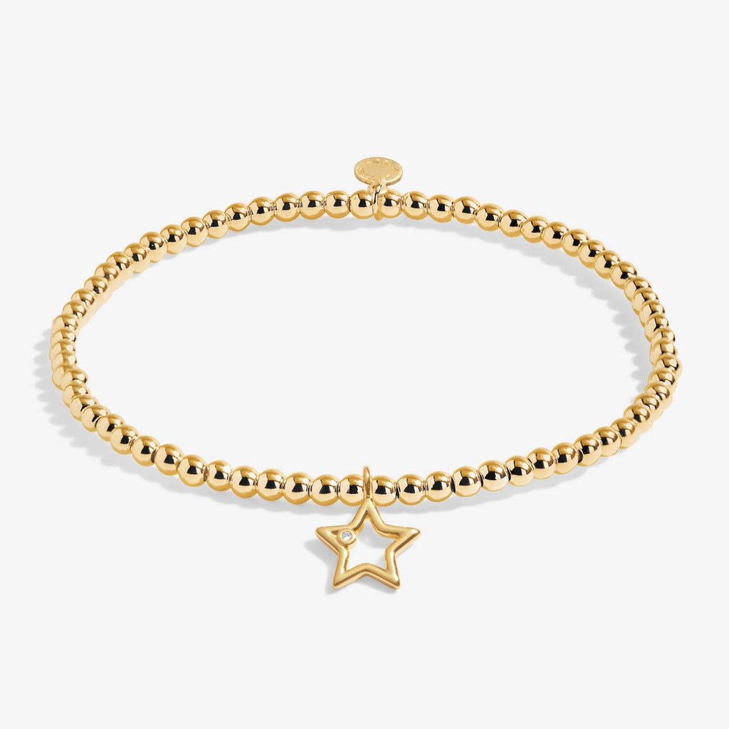 Christmas A Little 'Secret Santa' Bracelet In Gold-Tone Plating