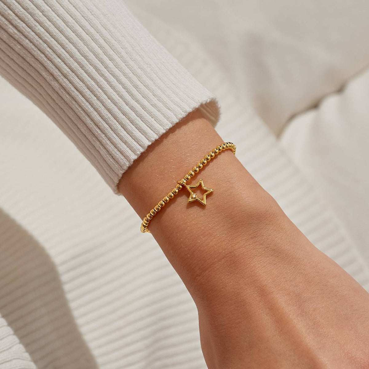Christmas A Little 'Secret Santa' Bracelet In Gold-Tone Plating