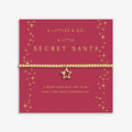 Christmas A Little 'Secret Santa' Bracelet In Gold-Tone Plating