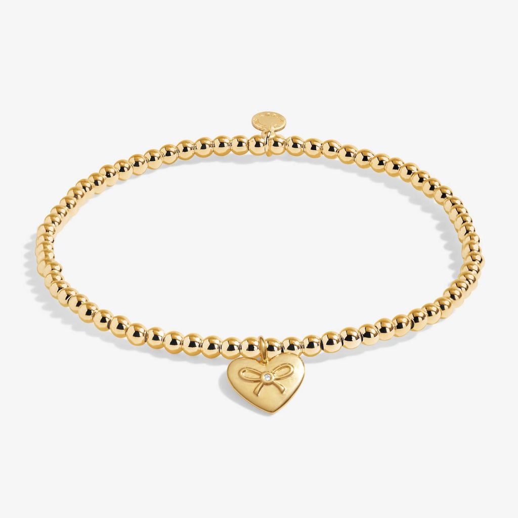 Christmas A Little 'Happy Holidays' Bracelet In Gold-Tone Plating