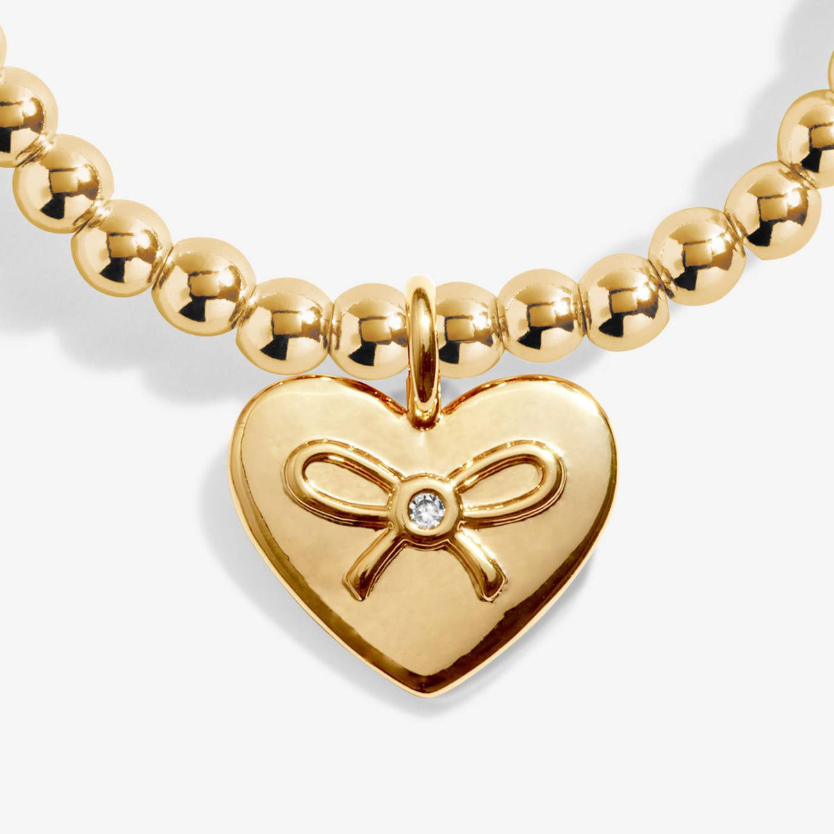 Christmas A Little 'Happy Holidays' Bracelet In Gold-Tone Plating