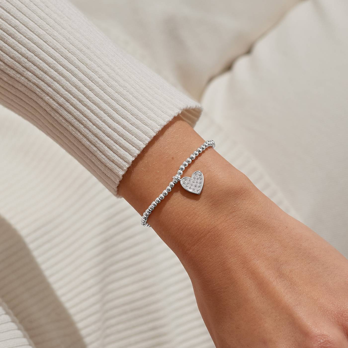 Christmas A Little 'Merry Christmas Lovely Daughter' Bracelet In Silver Plating