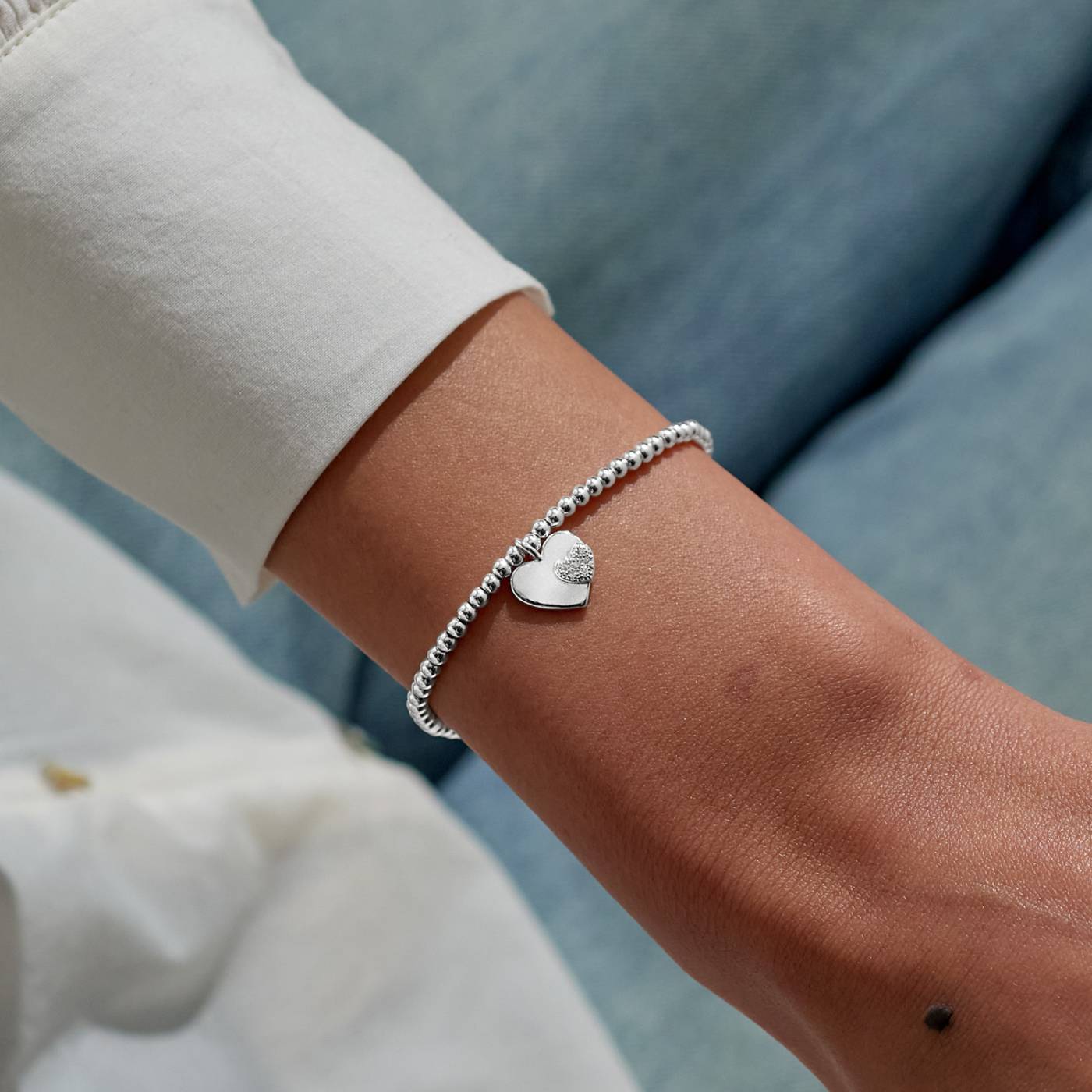 Christmas A Little 'Merry Christmas Wonderful Mom' Bracelet In Silver Plating