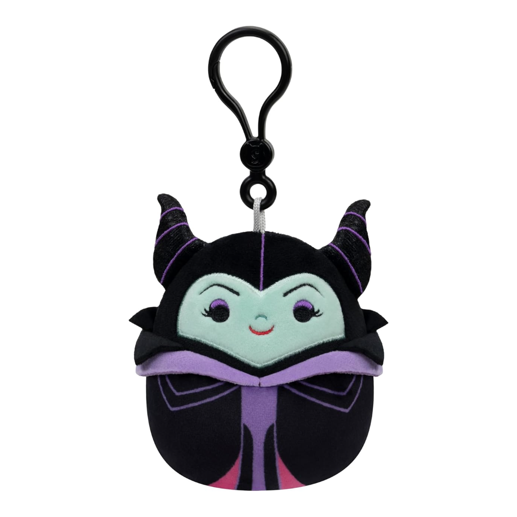 Squishmallow Plush Disney Villains Maleficent 3.5" Clip