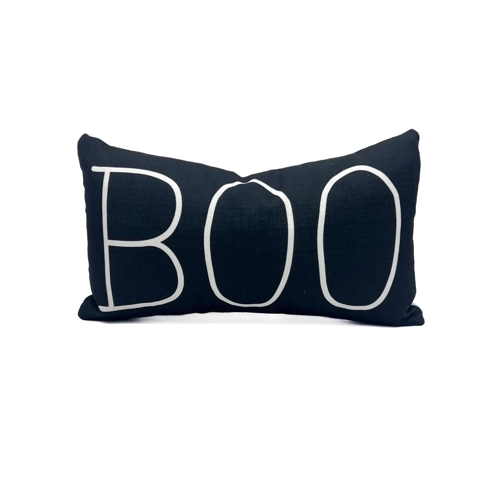 Boo Pillow - Fall Throw Pillow - Halloween Pillow