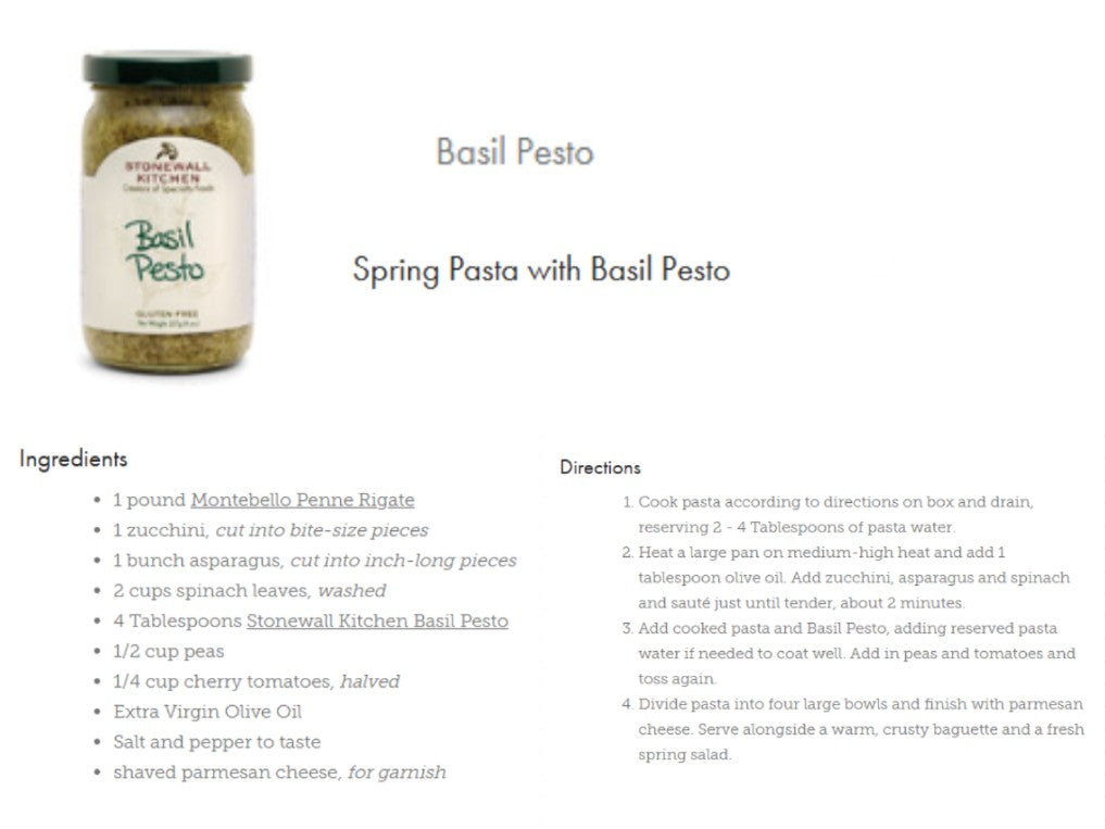 Stonewall Kitchen Pesto