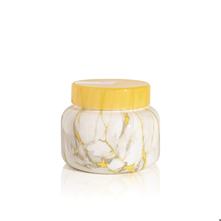 PINEAPPLE FLOWER MODERN MARBLE SIGNATURE JARS, 19 oz