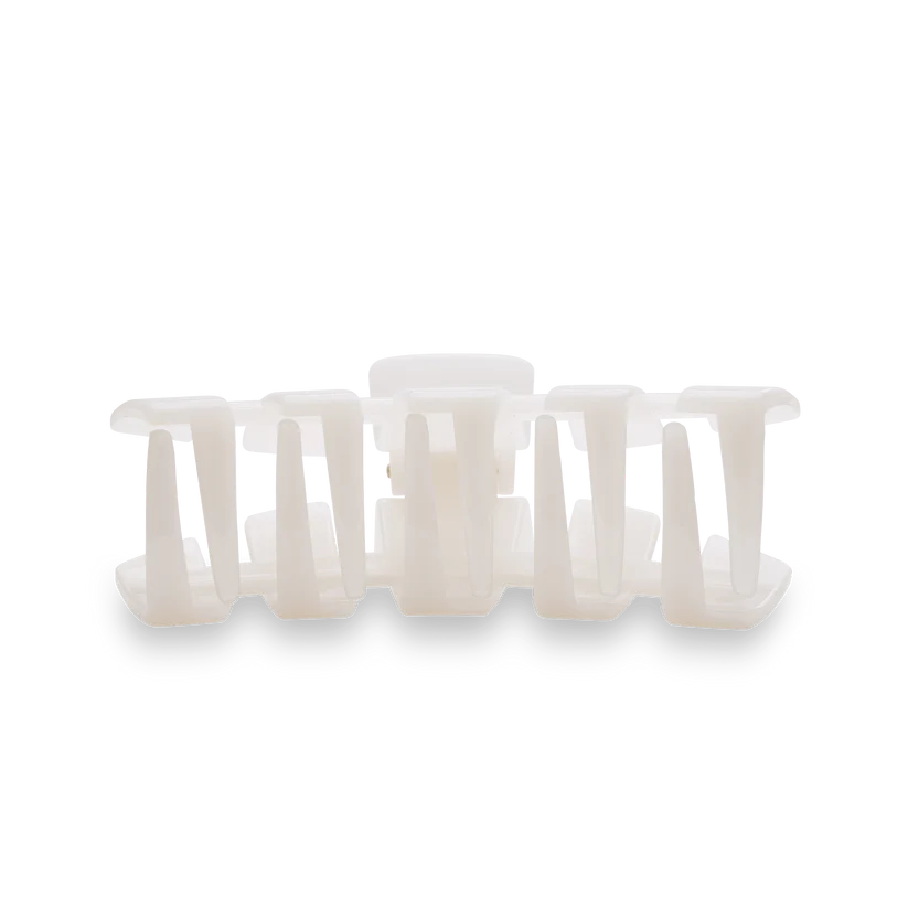 Classic Coconut White Large Claw Clip