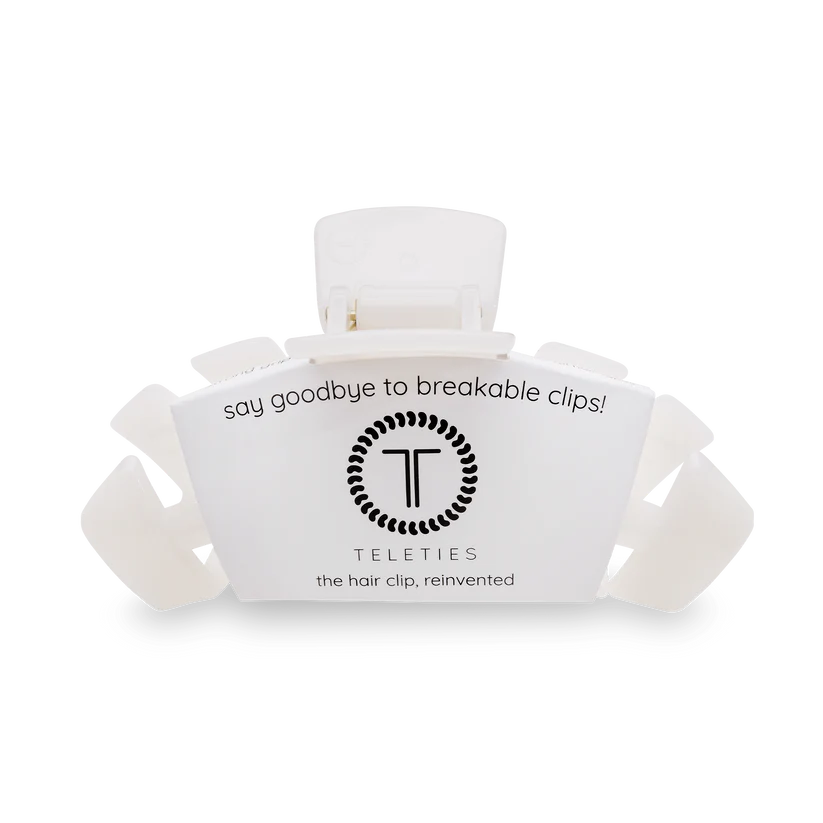 Classic Coconut White Large Claw Clip