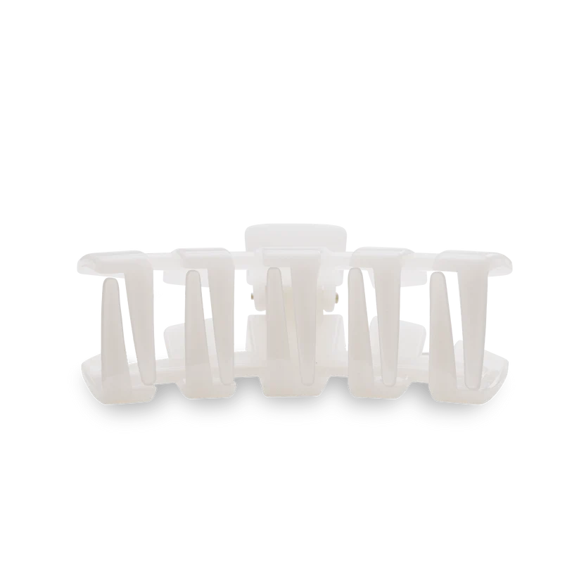 Classic Coconut White Medium Claw Clip