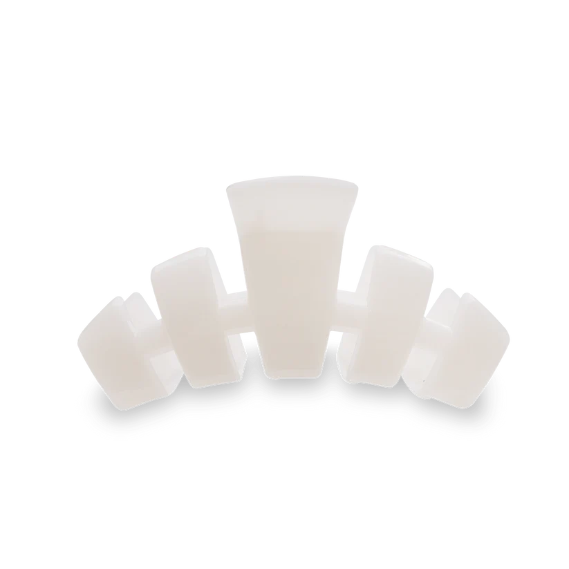 Classic Coconut White Medium Claw Clip