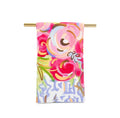 Botanical Chinoiserie Blooms Tea Towel - Spring Hand Towel