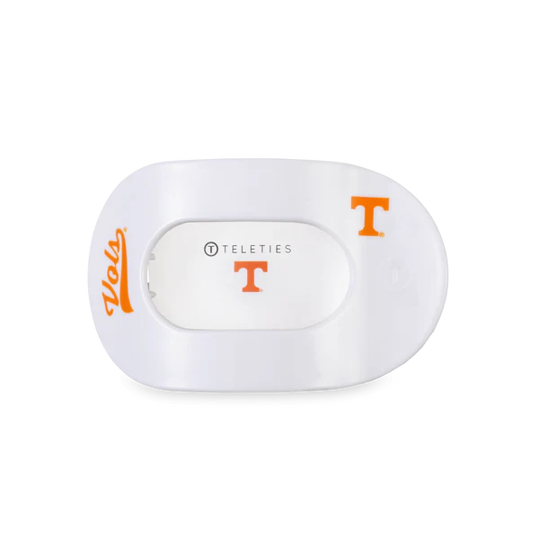 Go Vols! Medium Flat Round Hair Clip Medium
