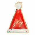 Santa Hat Salad Plate Jolly Holiday/8 pkg
