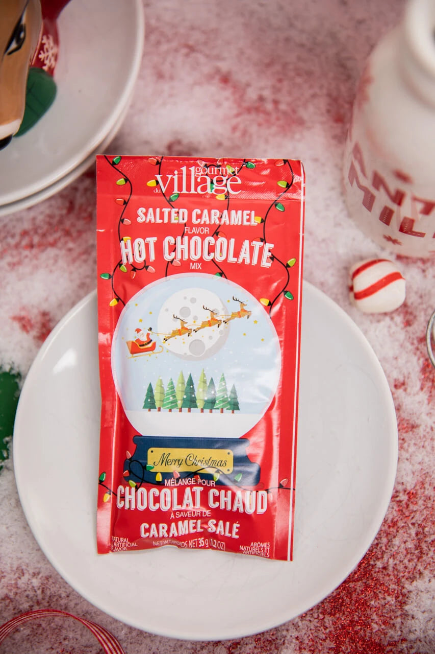 Mini Hot Chocolate Salted Carmel Snow Globe