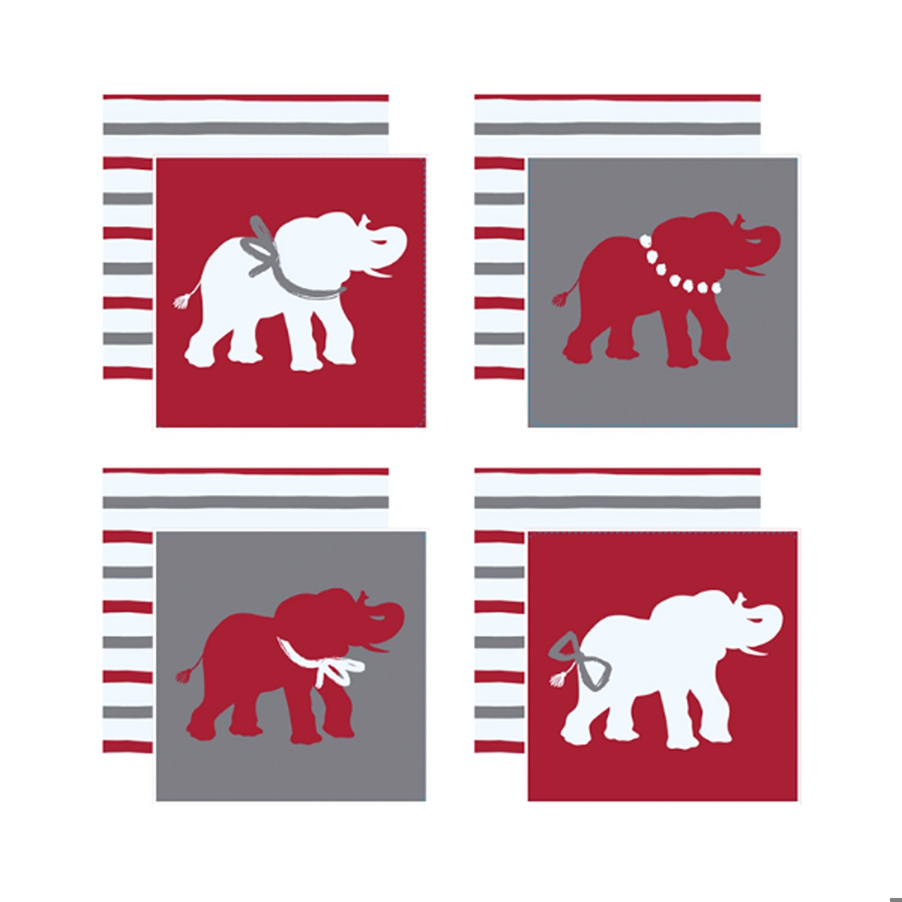 Spirit Elephant Coasters Set/4