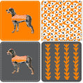 Game Day Smokey Coasters Set/4