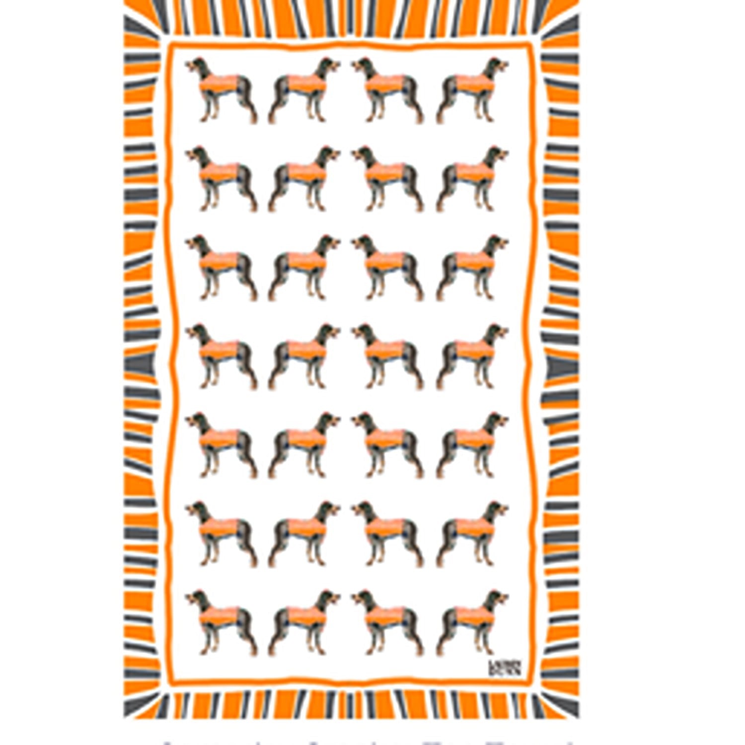 Game Day Smokey Double Sided Tea Towel
