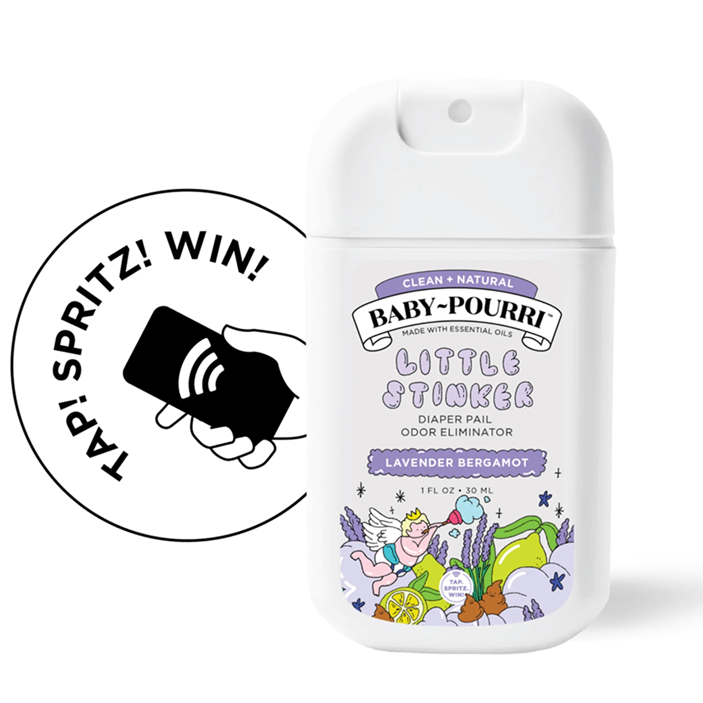Pourri Little Stinker Diaper Pail Odor Freshener Spray