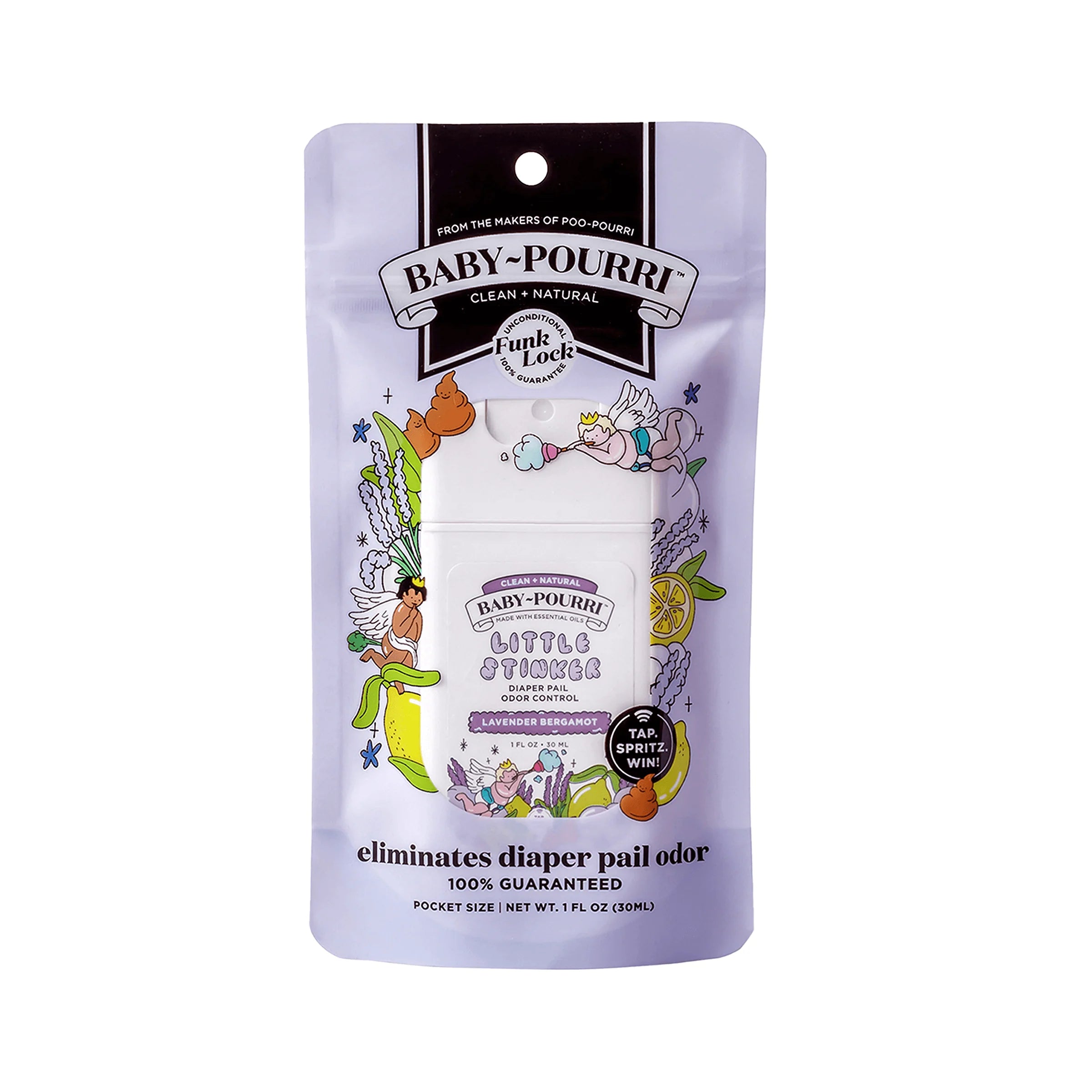 Pourri Little Stinker Diaper Pail Odor Freshener Spray
