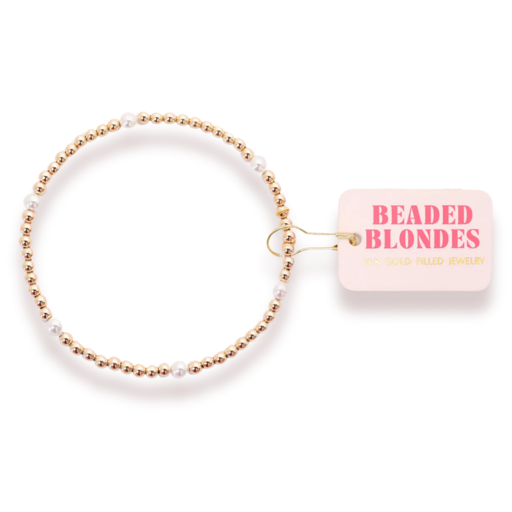 Madi Pearl Bracelet in Gold