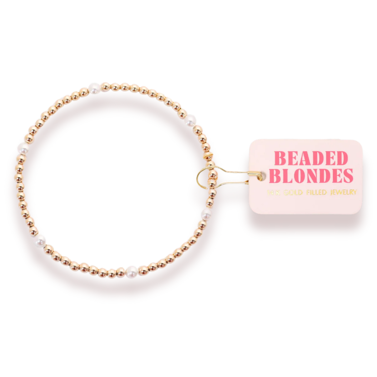 Madi Pearl Bracelet in Gold