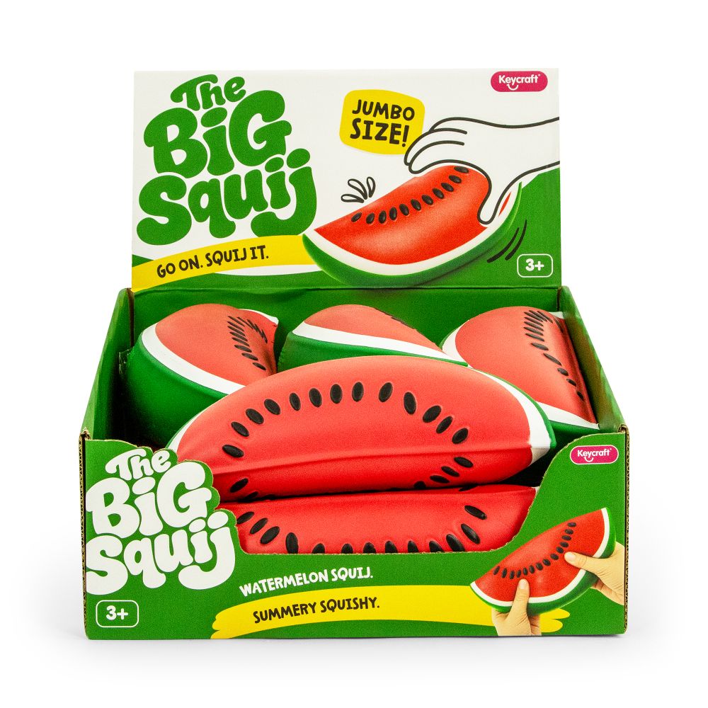 The Big Squij Watermelon Slow-Rise Squishy Toy