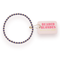 Beaded Blondes - Demi Bracelet in Navy
