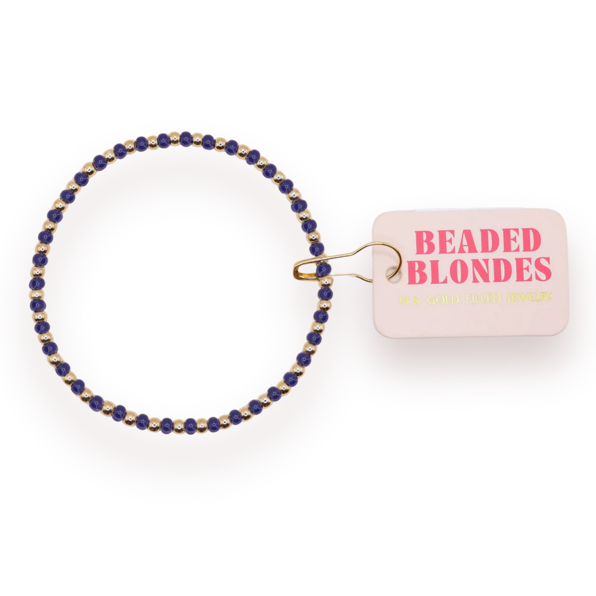 Beaded Blondes - Demi Bracelet in Navy