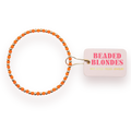 Beaded Blondes - Demi Bracelet in Orange