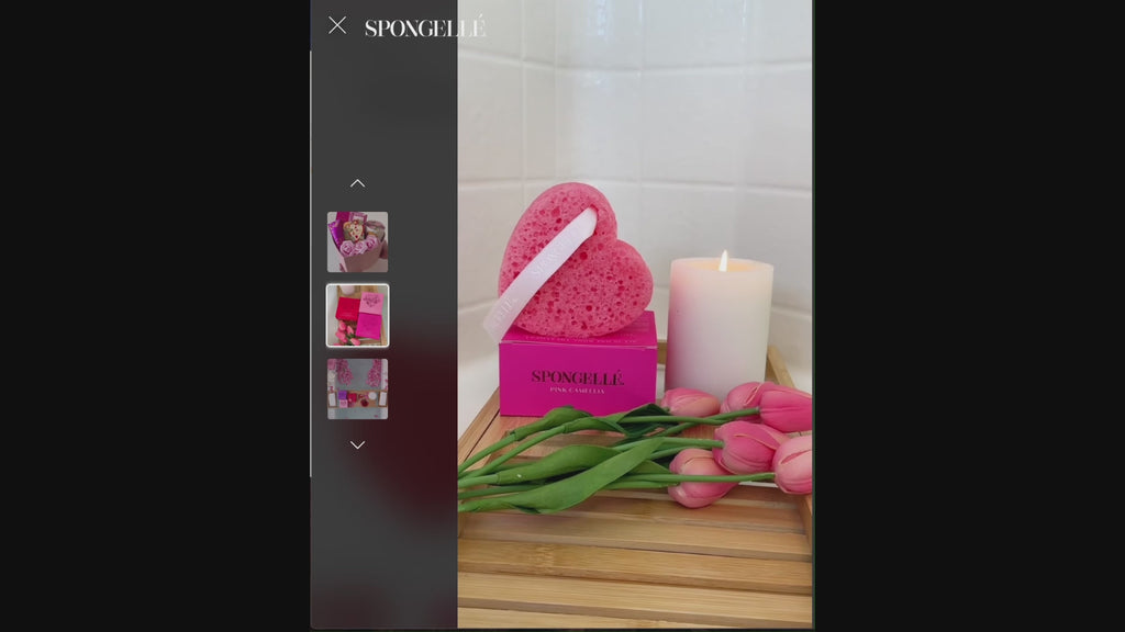 showing spongelle Heart Buffer