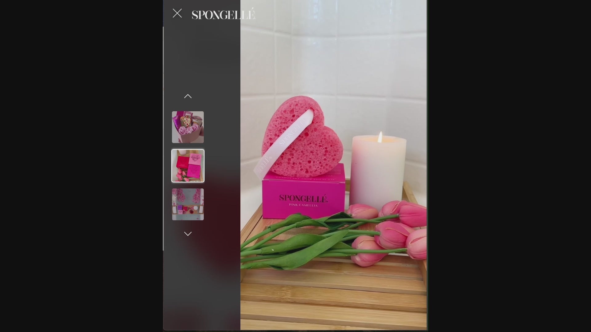 showing spongelle Heart Buffer