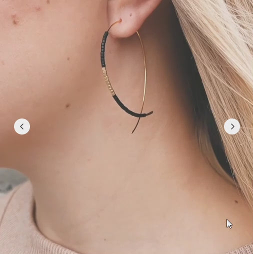 Norah Earrings-Latte