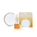 Capri Blue Volcano and Pumpkin Dulce Pura 4 smart home diffuser kit with two fragrance vials and modern white diffuser