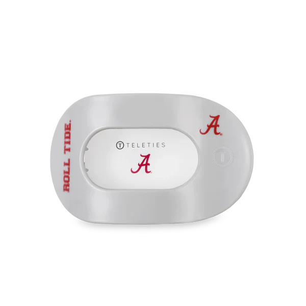 Roll Tide! Medium Flat Round Hair Clip - Medium