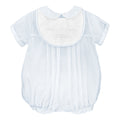 Romper with Sailboat Embroidery -Newborn size