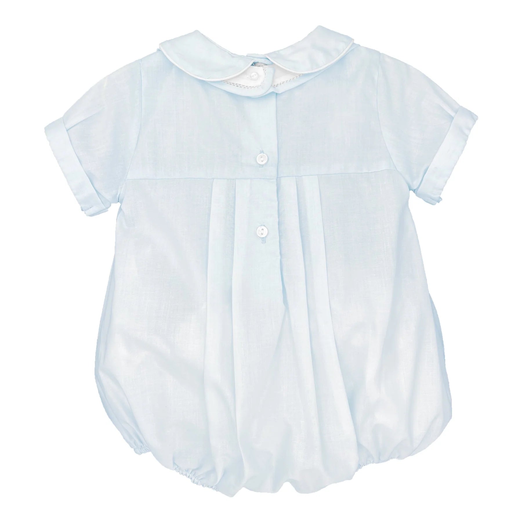 Romper with Sailboat Embroidery -Newborn size