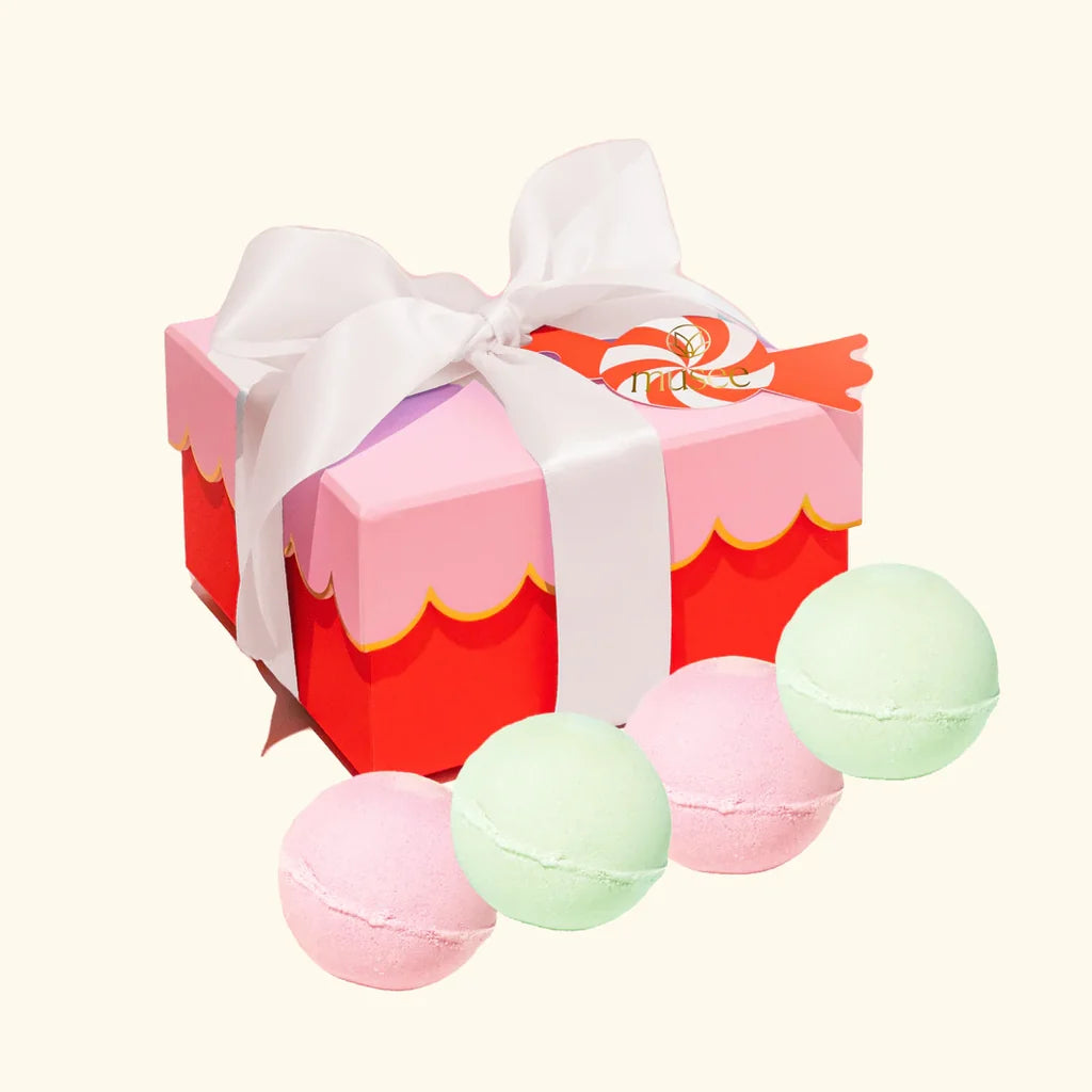 Musee Christmas Scalloped 4 Balm Set