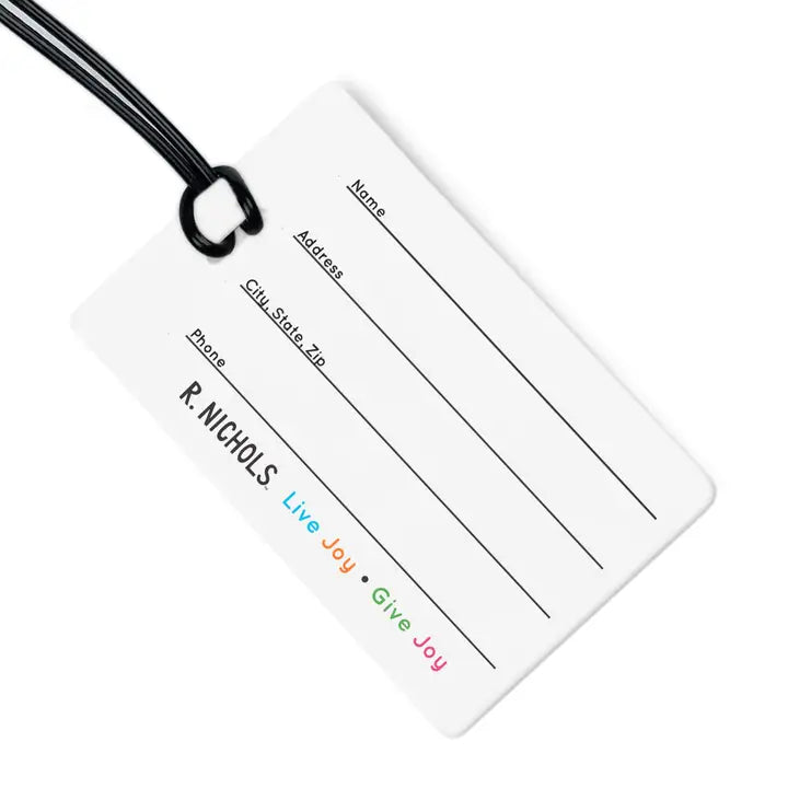 R Nichols Luggage Tags