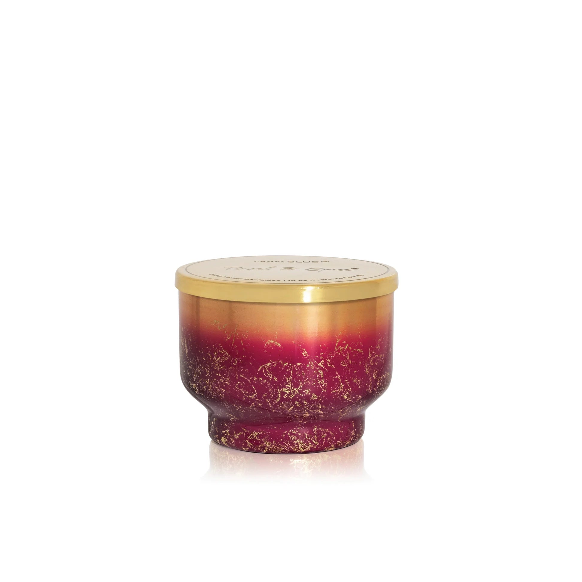 Capri Blue - Tinsel & Spice Glimmer Inverted Candle
