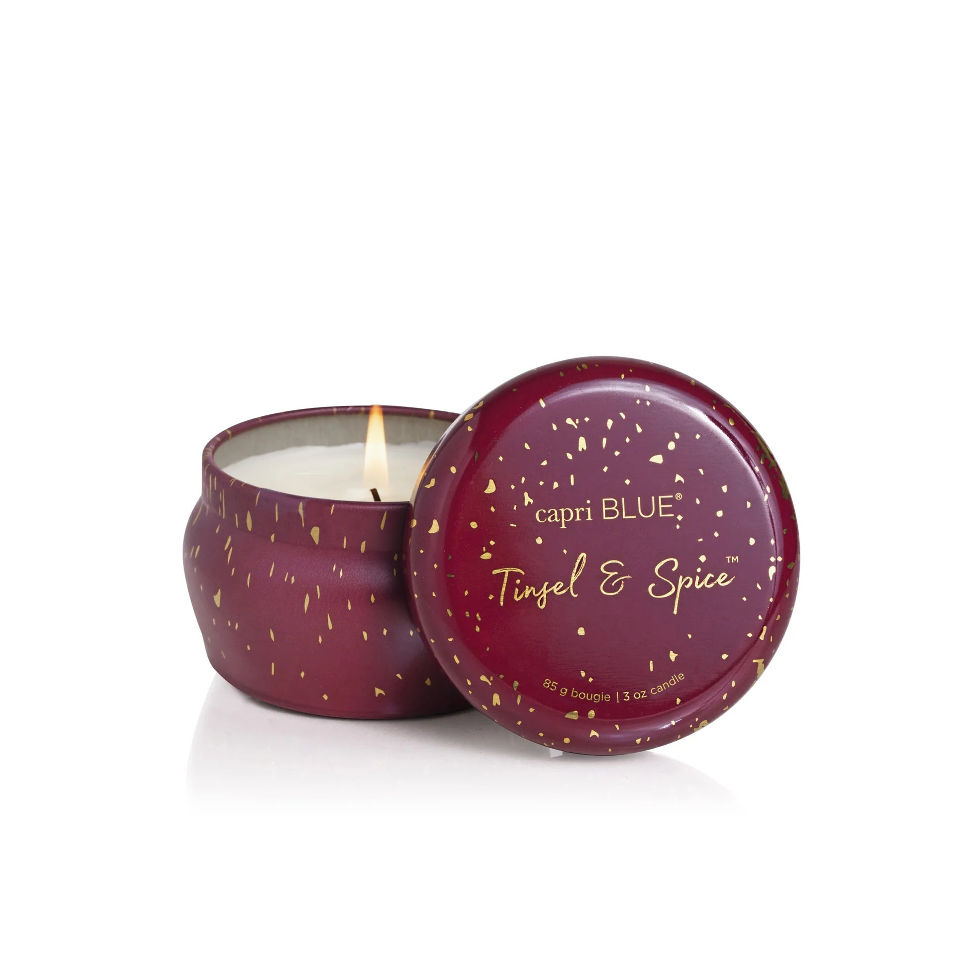 Capri Blue - Tinsel & Spice Glimmer Mini Tin