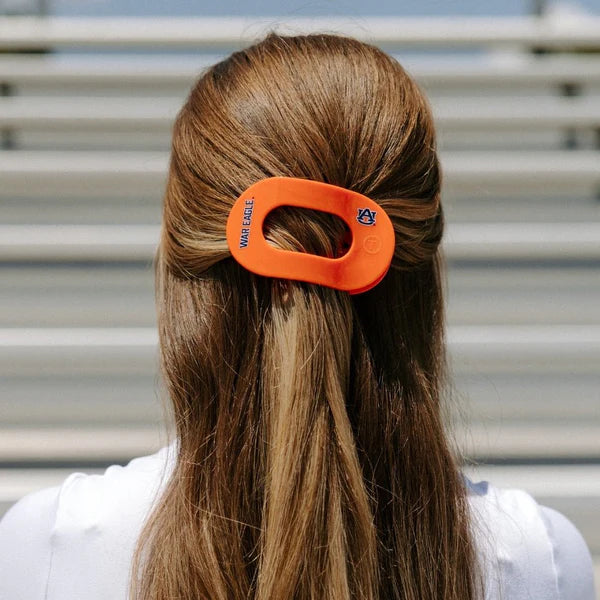 War Eagle! Medium Flat Round Hair Clip - Medium